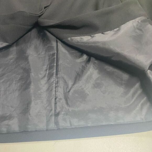 KAREN SCOTT Women’s Lined Jacket Blazer Black Size 8  Pointed Collar Vintage - Picture 4 of 9